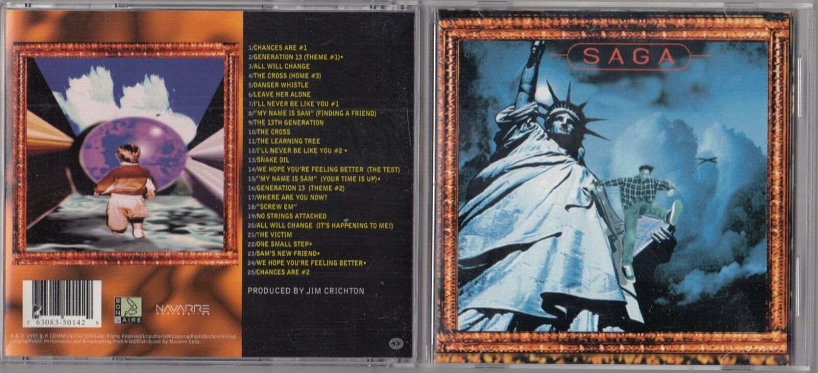 Saga - Generation 13  (CD, 1995, Bon Aire) ROCK 