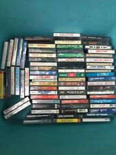 Lot Of Over 190 Cassette Tapes. Includes 3 Cases And Tub. Country, Rock, Mixes picture
