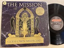 The Mission UK God’s Own Medicine LP Mercury 1987 1st USA Press Shrink + Hype M- picture