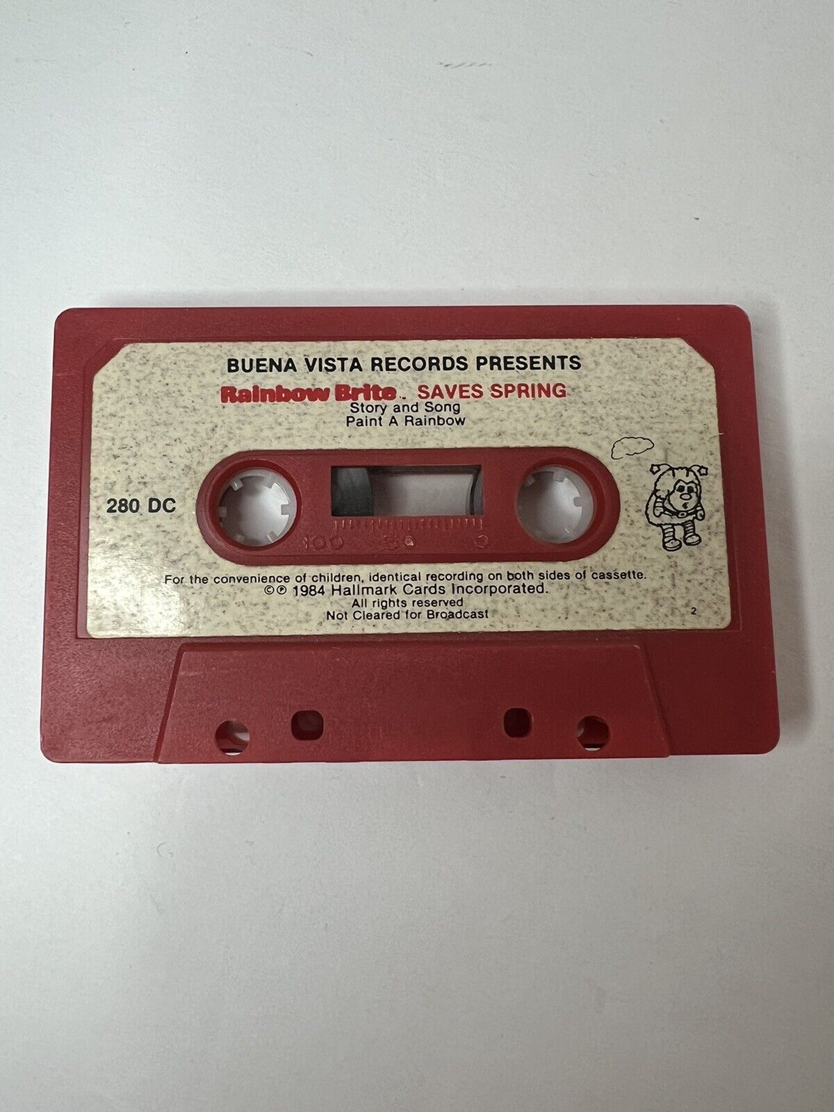 VTG 1984 Hallmark Read Along Rainbow Brite Saves Spring Cassette Tape Tested