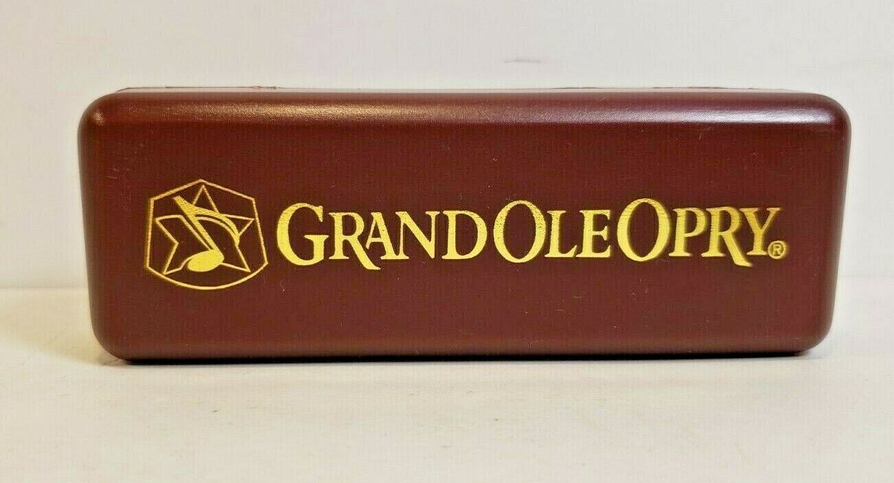 Vintage Grand Ole Opry Souvenir Harmonica with Hard Case  H2