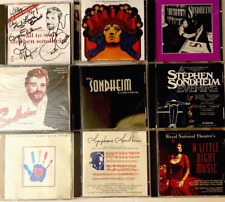 SONDHEIM rare lot original 9 CD's plus spectacular priceles Follies bonus items picture