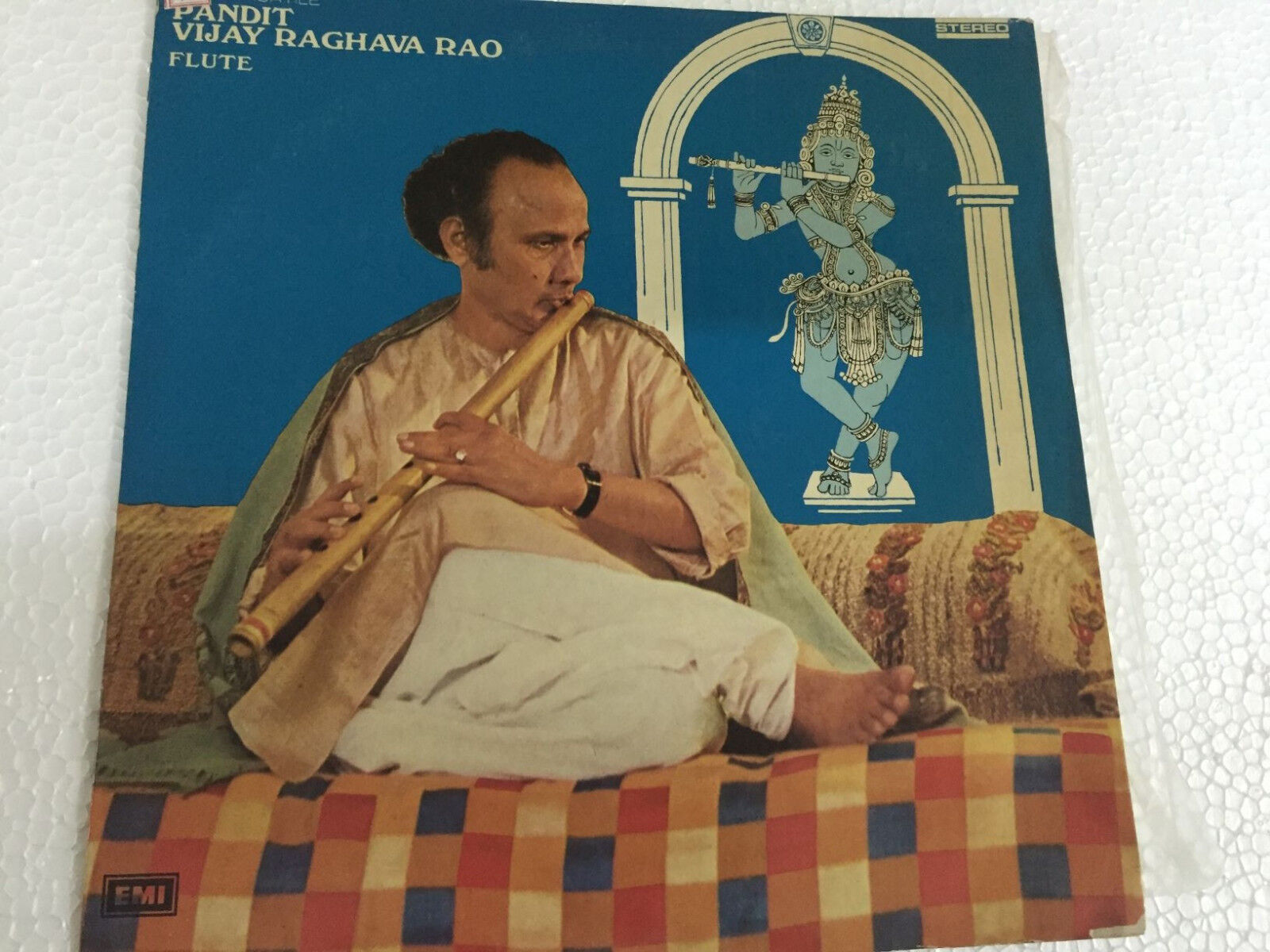 VIJAY RAGHAV RAO FLUTE RAGA RARE LP RECORD INDIA INSTRUMENTAL CLASSICAL MINT