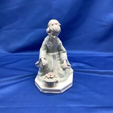 Vintage Porcelain Japanese 8” Geisha Girl/ Music Box Figurine by Arnart Conte picture