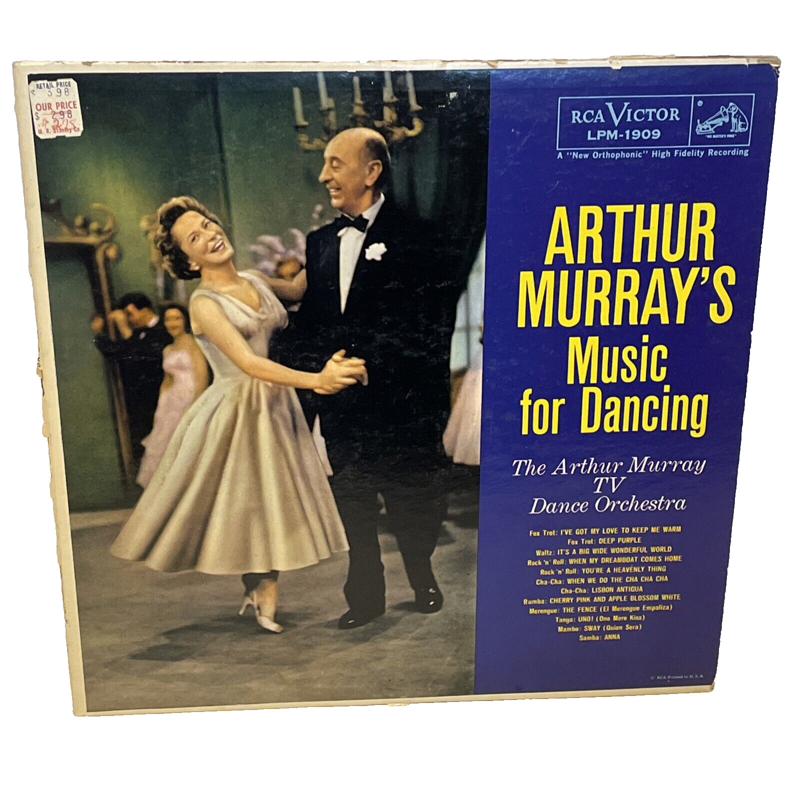 Arthur Murray\'s Music For Dancing (Vinyl, 1958) RCA Victor LPM 1909 LP Record