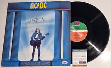 ACDC Angus Young 'Who made Who' signed vinyl album (PSA DNA #AB24215) picture