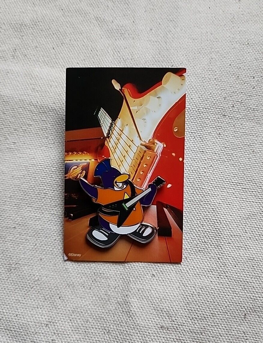 Disney CLUB PENGUIN Guitar Pin from Mystery Collection Series
