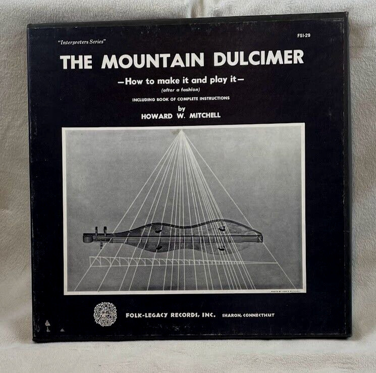 Howard W. Mitchell The Mountain Dulcimer 1966 LP With Booklet in Box FSI-29
