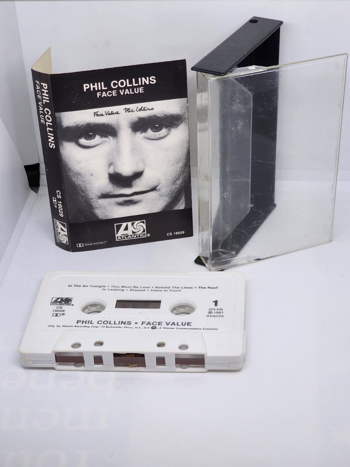Phil Collins Face Value Vintage Cassette Tape 1981