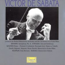 Victor De Sabata; Brahms/Wagner/Strauss/Respighi (CD, 1999, 2 Discs, Pearl) picture