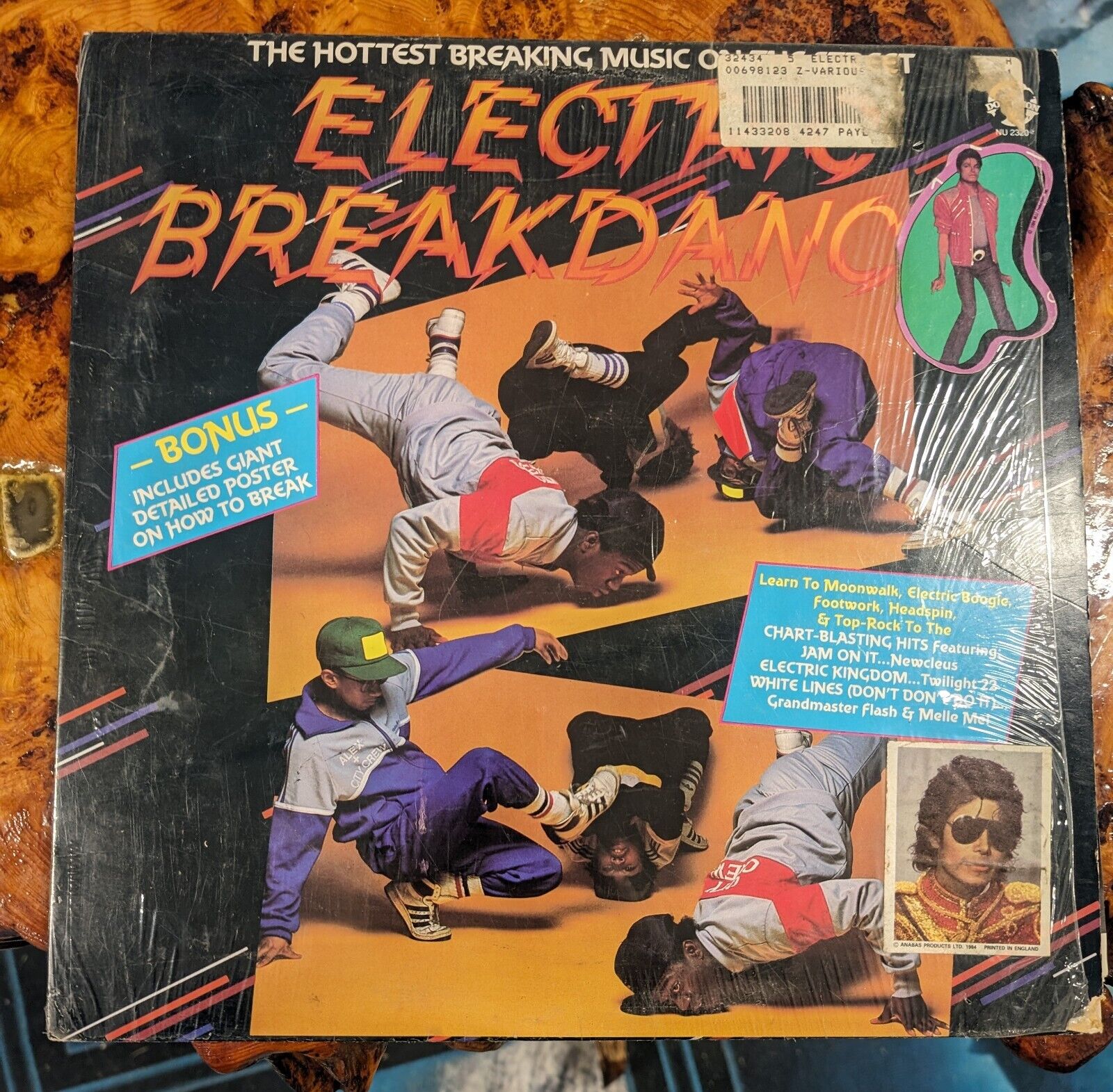 Electric Breakdance 1984 LP Vinyl NM- Nice Original In Shrink & Poster