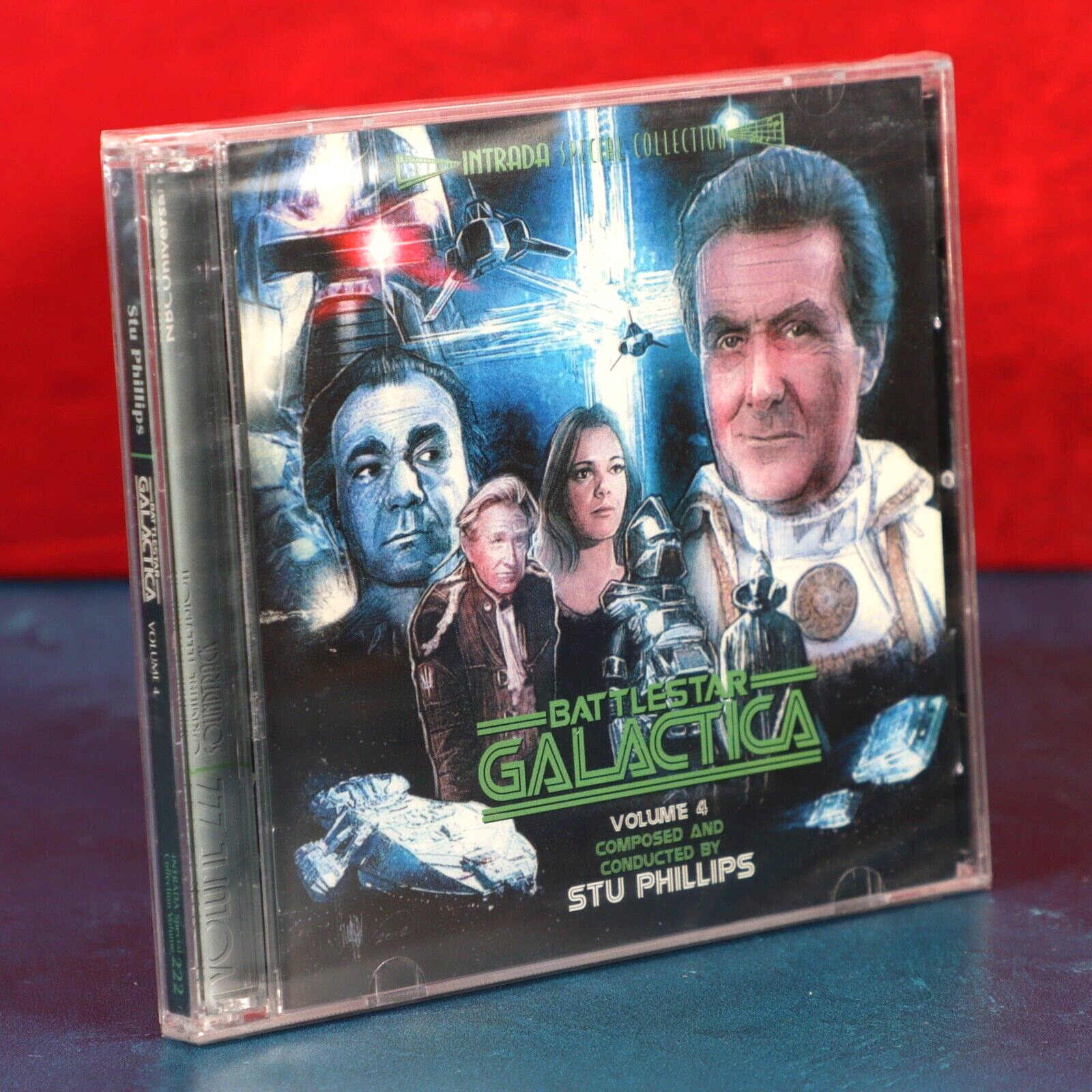 Battlestar Galactica Vol 4 TV Soundtrack 2-CD Intrada Stu Philips 2012 Sealed