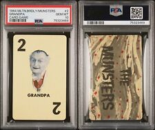 VINTAGE 1964 MILTON BRADLEY MUNSTERS GRANDPA CARD GAME ROOKIE PSA 10 GEM MINT picture