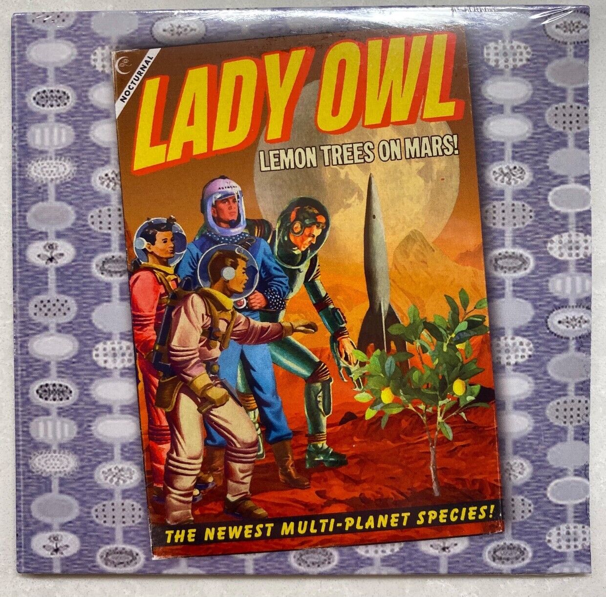 Lady Owl Lemon Tees on Mars Cd