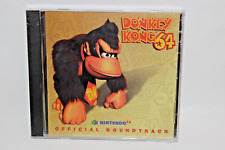 RARE NEW SEALED DONKEY KONG 64 NINTENDO 64 OFFICIAL SOUNDTRACK CD GRANT KIRKHOPE picture