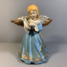 Vintage Porcelain Angel Music Box - Plays Jingle Bells W6 picture