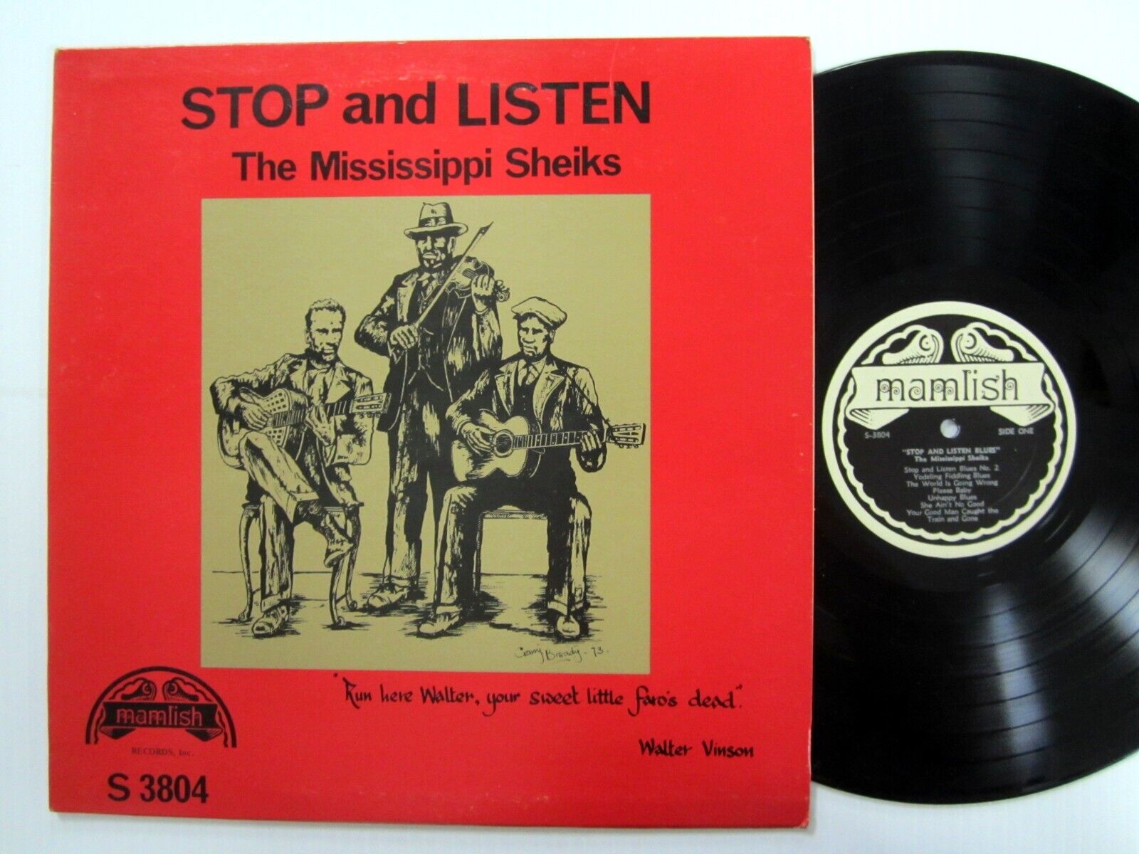 MISSISSIPPI SHEIKS Stop and Listen LP Country Blues MINT- vinyl     Dh 47