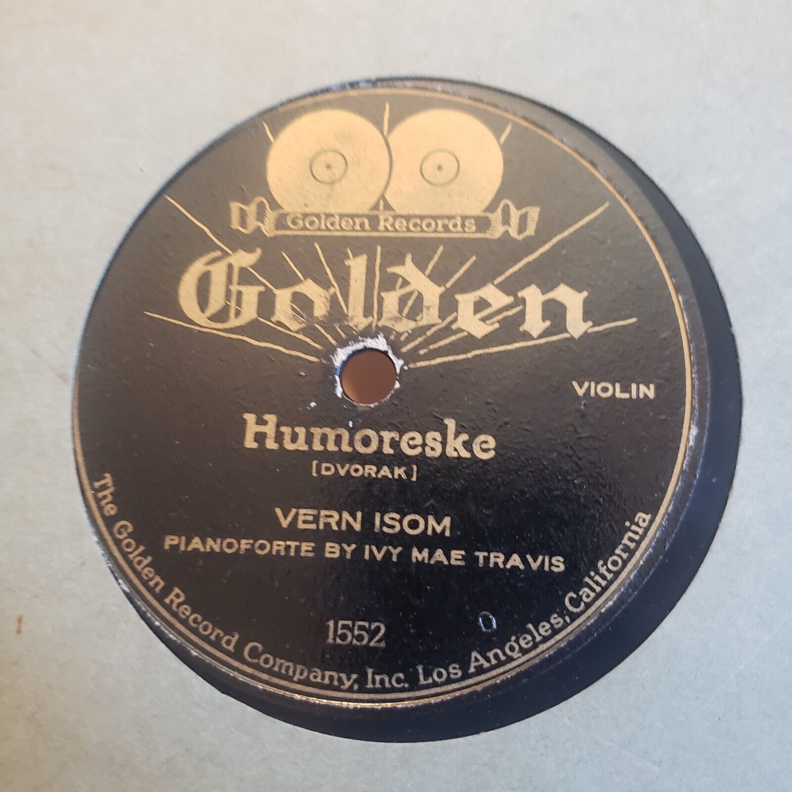 2 Rare Golden Records 78 Rpm
