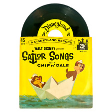 Chip and Dale Record Sailor Songs 45rpm Disney Disneyland #LG-772 Vintage 1963 picture