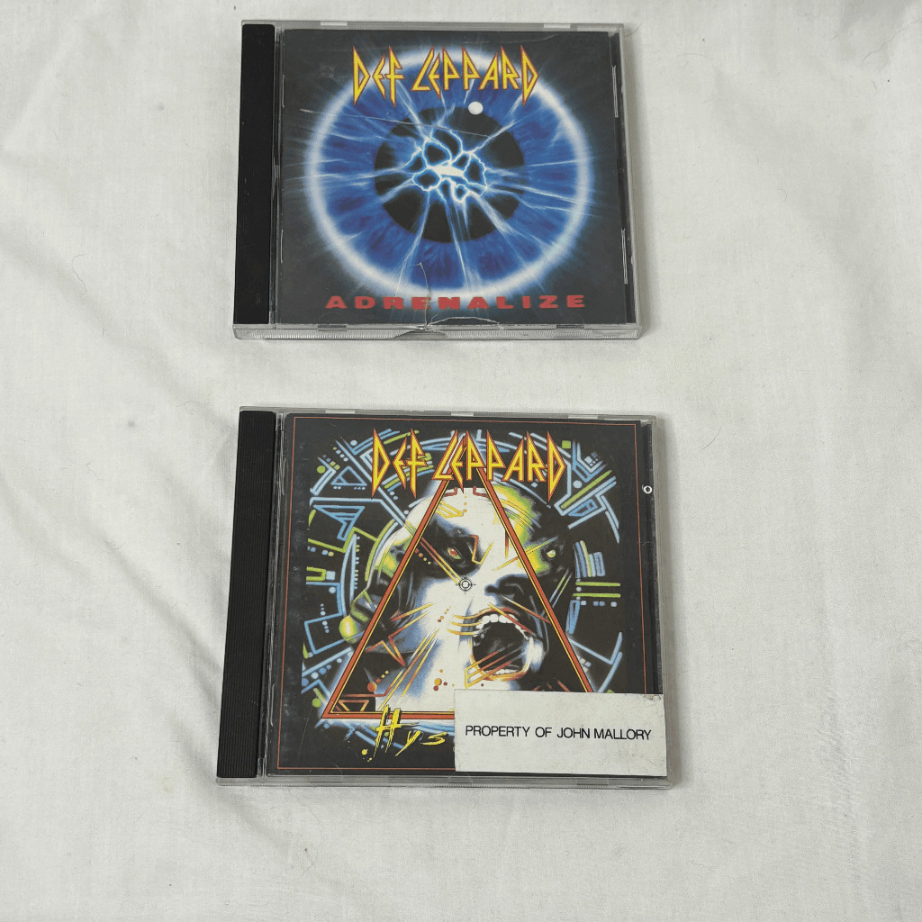 Def Leppard Lot of 2 Adrenalize Hysteria CD