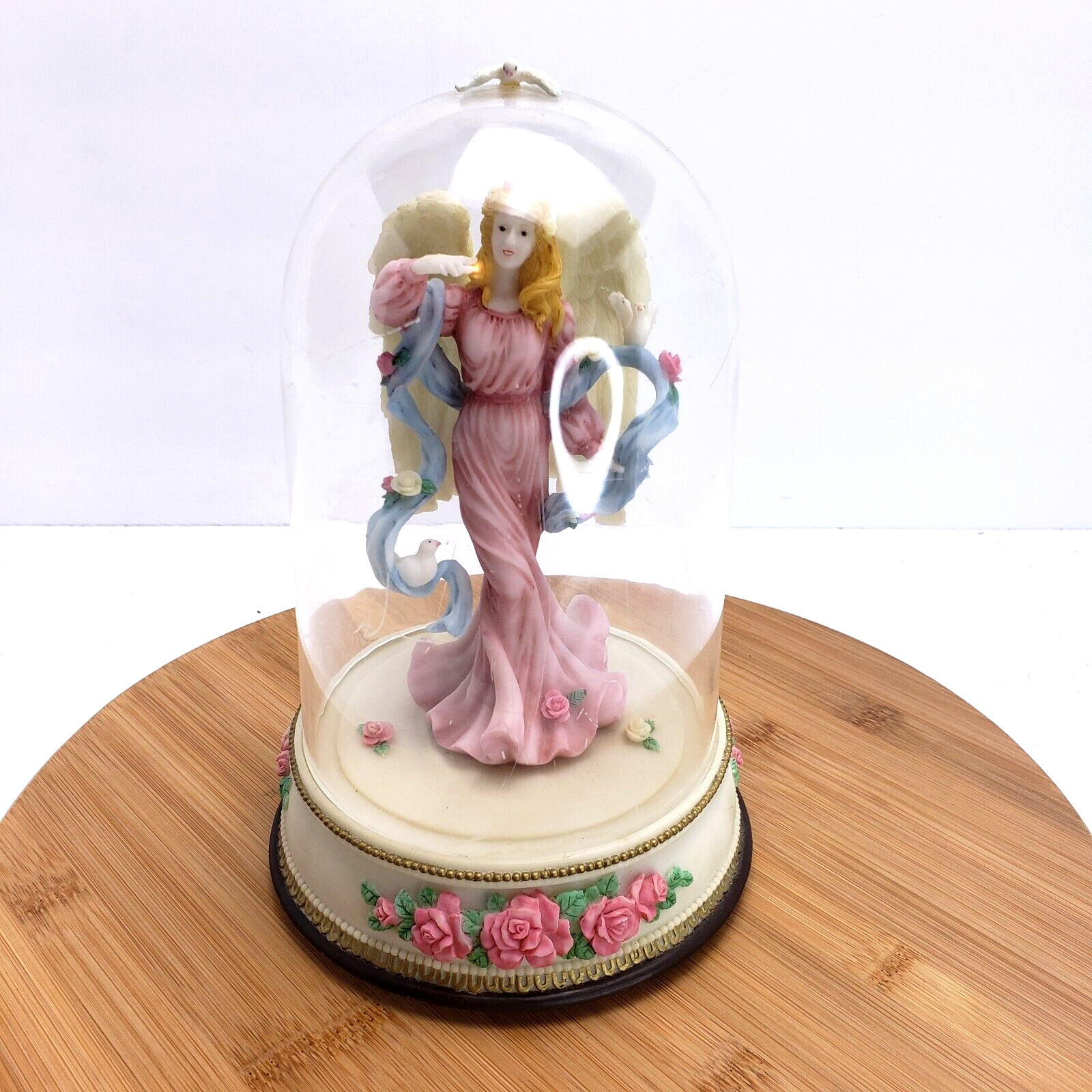 Vintage Symphony Romance Music Box Angel Figurine Swiss Movement Ltd./ Numbered