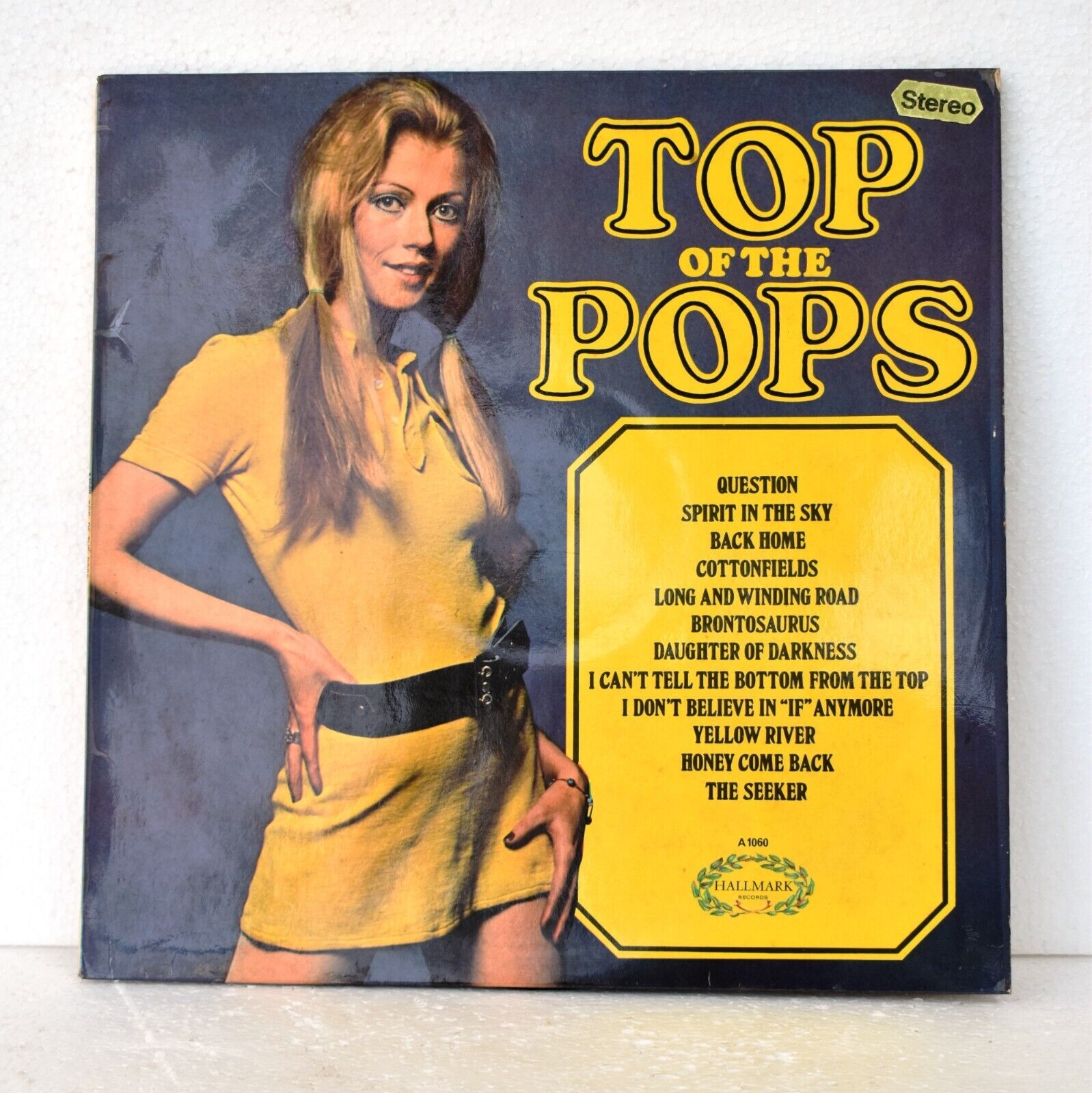 Vintage Hallmark Records Stereo Top Of The Pops Vinyl Record London 1970 Collect