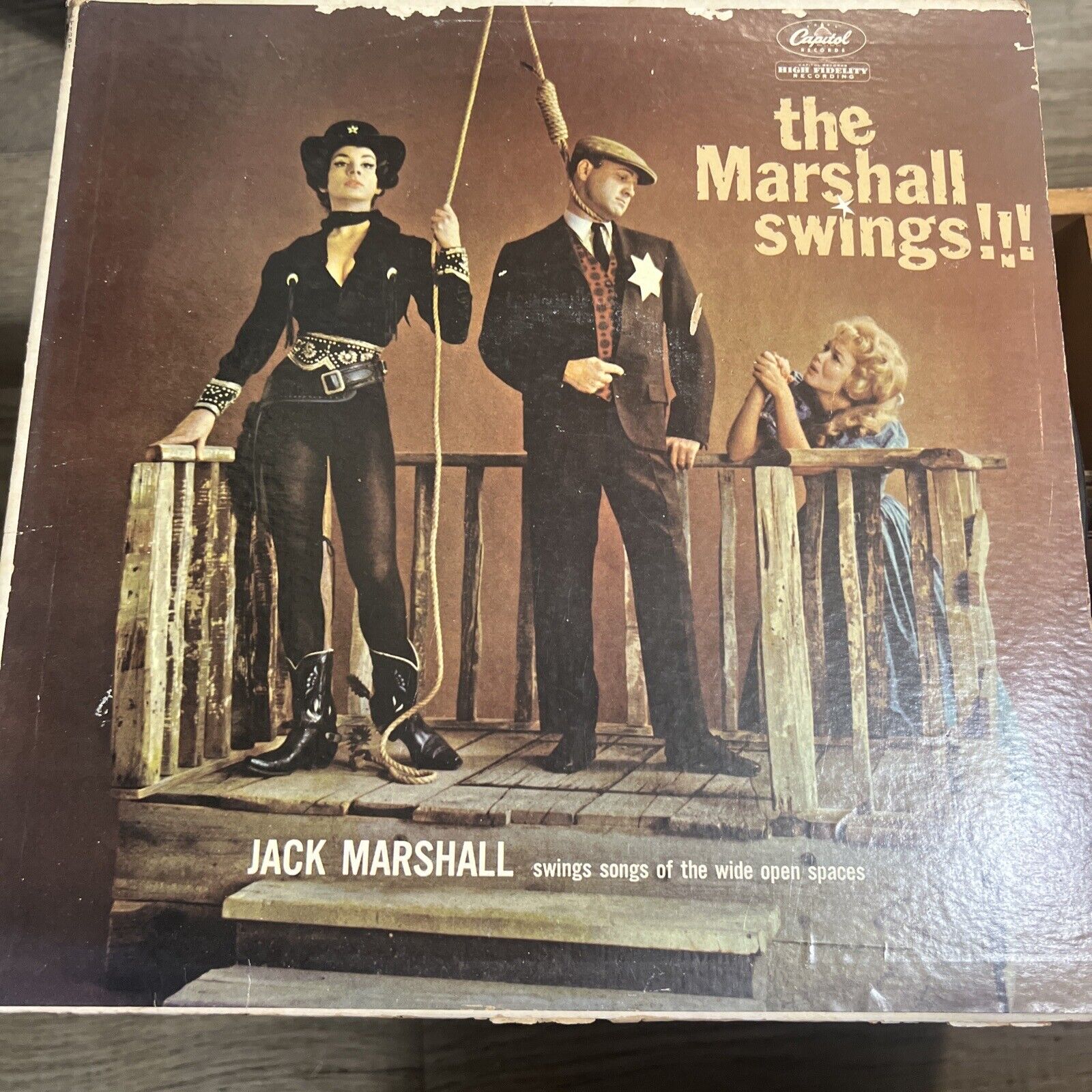 Jack Marshall The Marshall Swings LP Capitol T1351 Mono promo copy