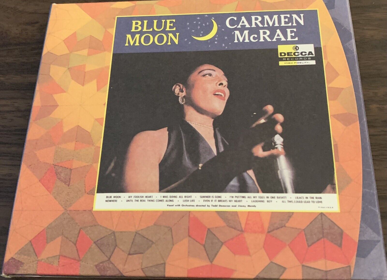 Carmen McRae Blue Moon Jazz Singer CD 2000 Clean Disk