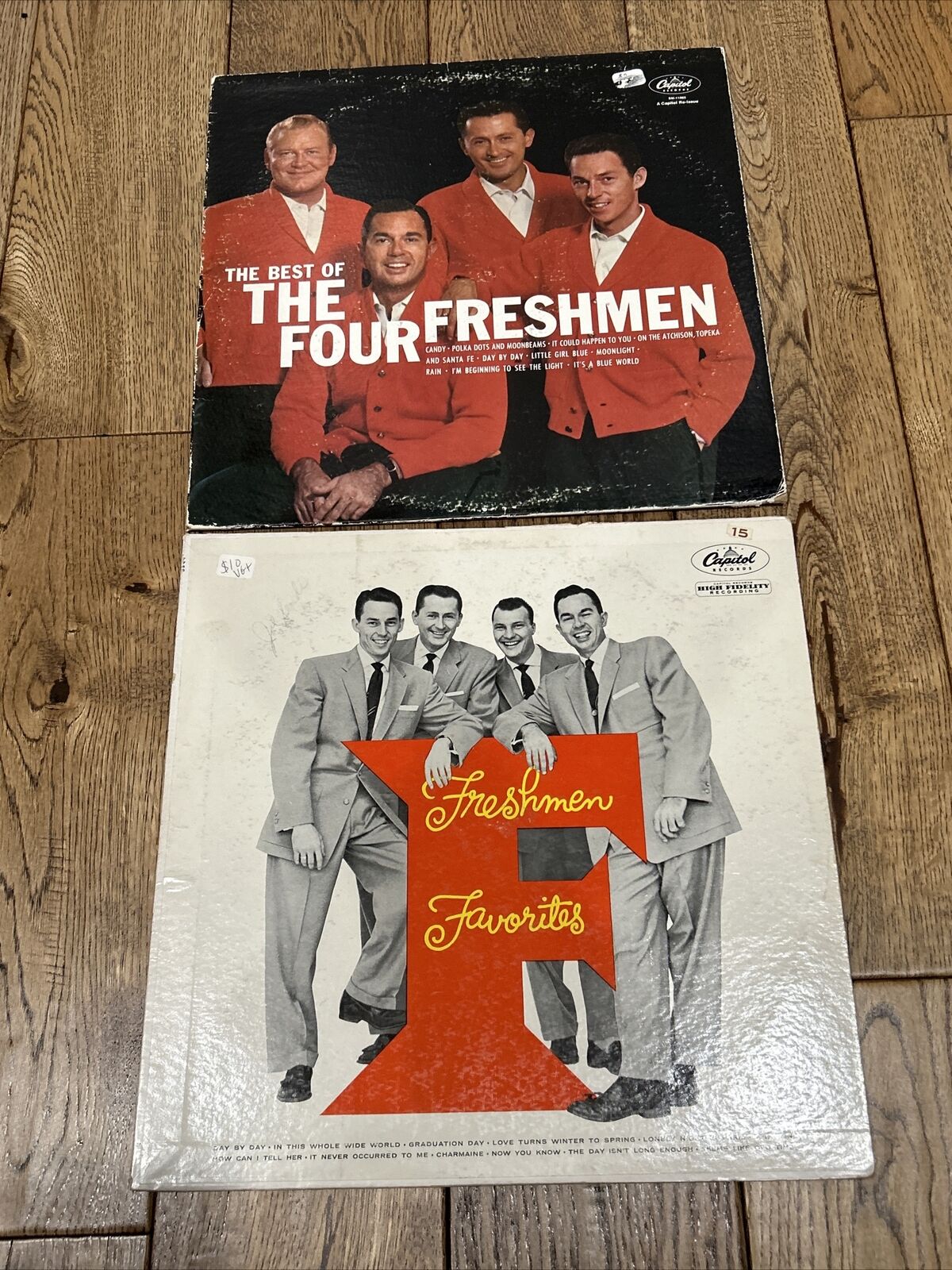 Vintage The Four Freshmen - The Best Of & Favorites Vinyl Record Albums