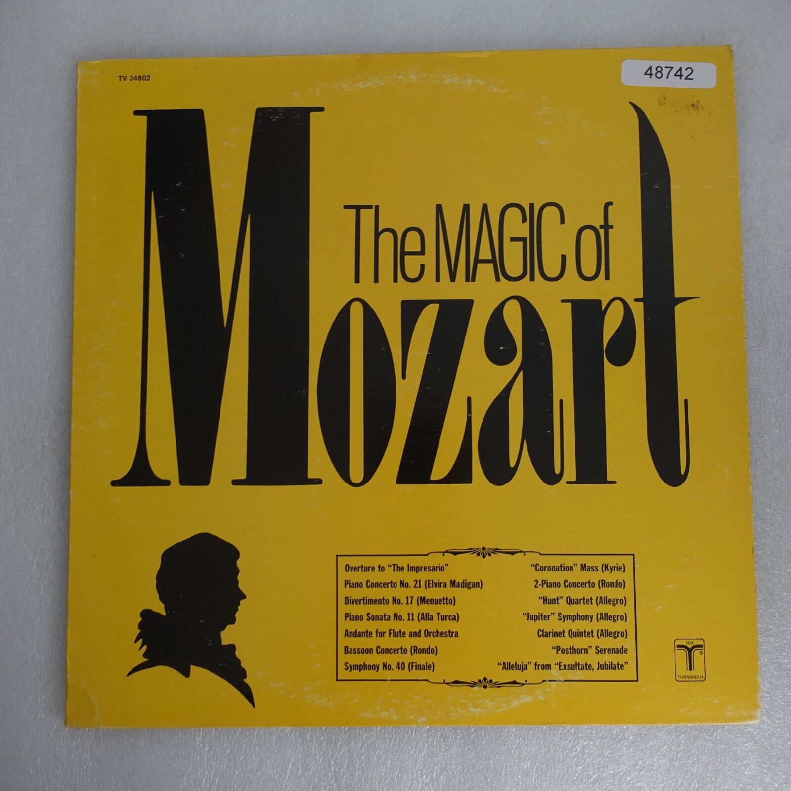 Mozart The Magic Of Mozart LP Vinyl Record Album