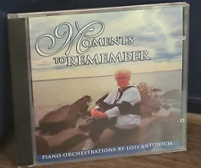 Vintage Music CDs Lois Antonich Moments To Remember CD 2000 Piano Rare picture