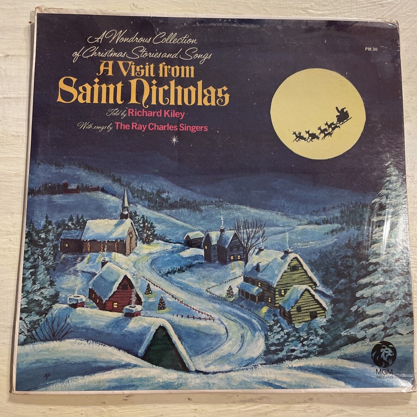 A Visit From Saint Nicholas Christmas Stories LP MGM Mono Holiday SEALED