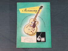 Vintage original 1953 HARMONY Guitar Catalog picture