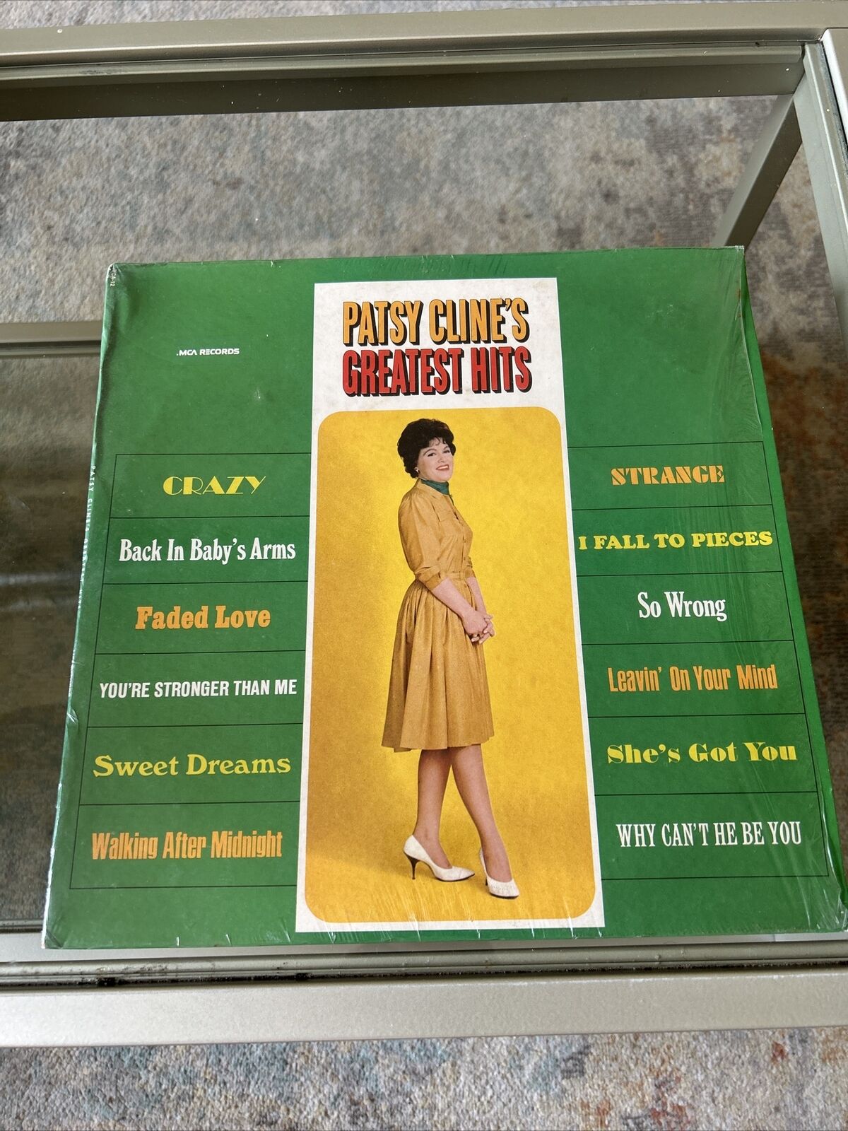 Patsy Cline Greatest Hits MCA LP Vinyl Record Original 1980 Excellent In Shrink