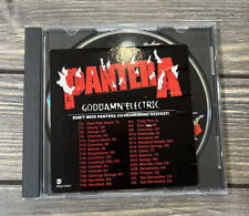 Vintage 2000 Pantera Goddamn Electric Promo Promotion CD WR Elektra picture
