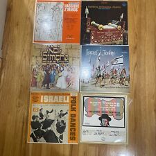 Lot of 6 vintage vinyls Jewish / Israeli / Yiddish / Chasidic / Freilach picture