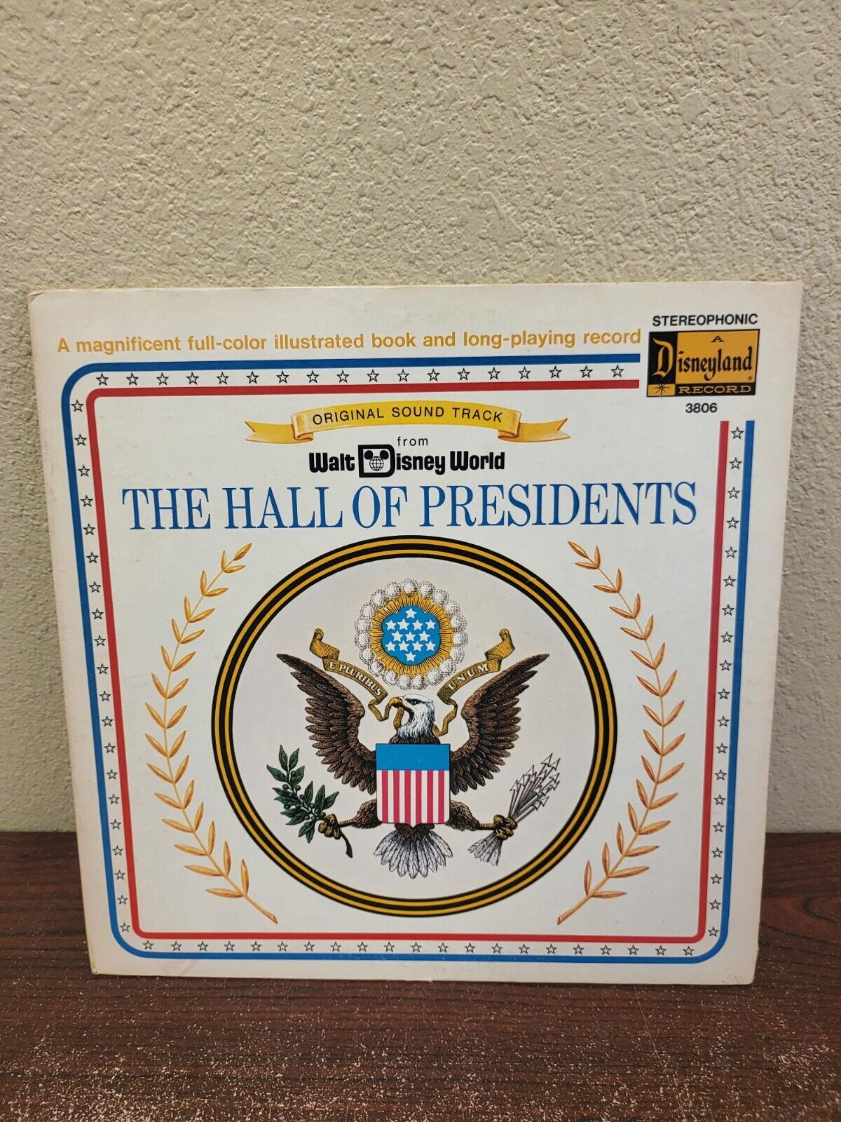 Walt Disney World The Hall of Presidents Soundtrack - Vinyl Record & Book (1972)
