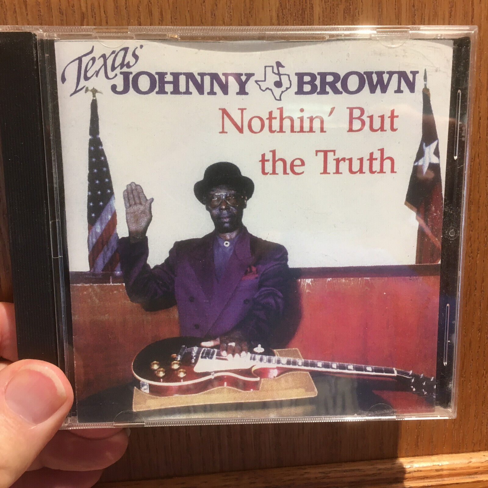 Rare Vintage 90s Blues CD, Texas Johnny Brown Nothin\' But the Truth 1997