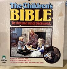 The Children's Bible In Sound And Pictures 1974 Peter Pan Rec - 32 Page Vtg Book picture