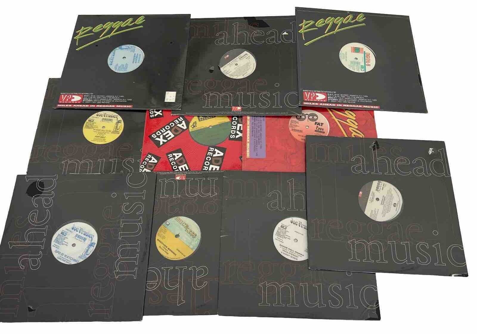 Lot of 10 Sealed Reggae Dancehall 12 Inch Vinyl Records New Unplayed