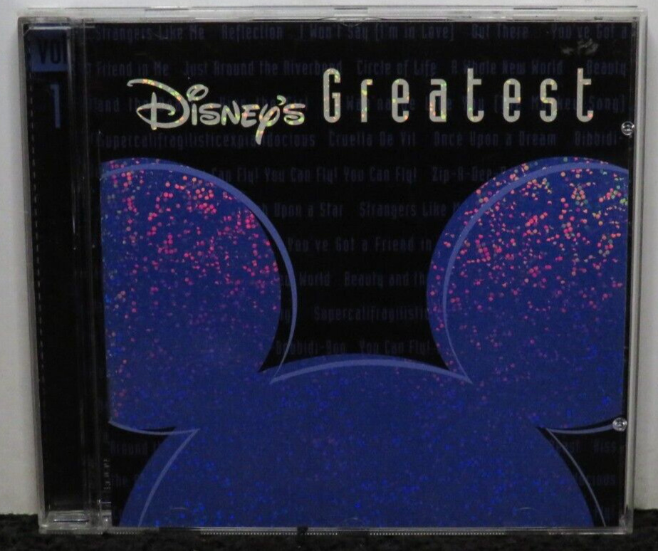 DISNEY'S GREATEST HITS VOLUME 1 CD COMPACT DISC TESTED