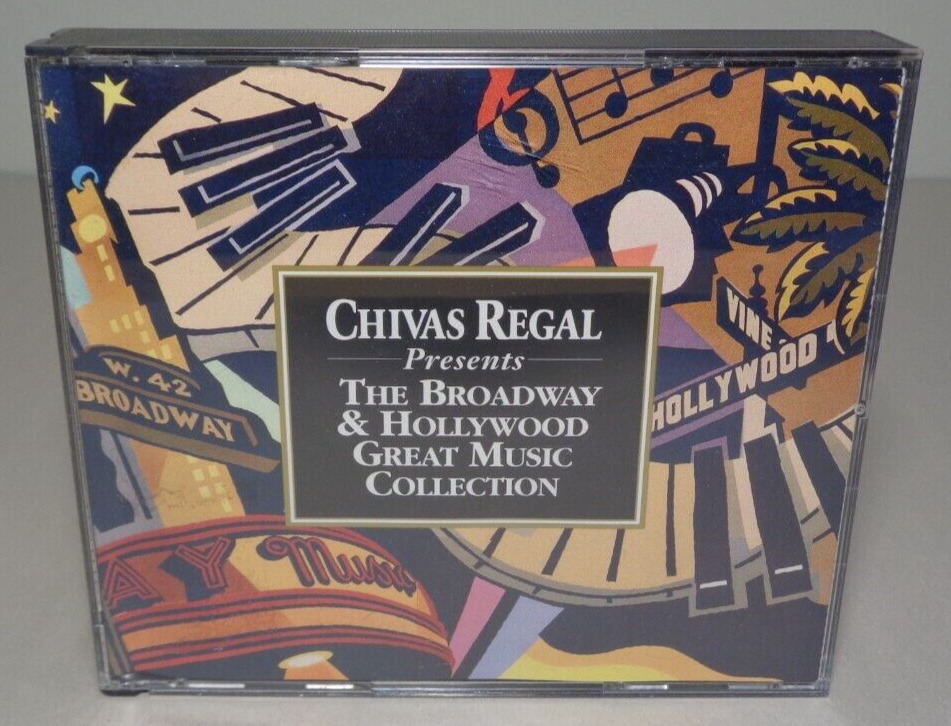 CHIVAS REGAL The Broadway & Hollywood Great Music Collection New CD 3 Disc Set