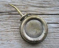 Small Old Vintage Antique Brass Banjo Style Oil Can Oiler - for Sewing Machine? picture