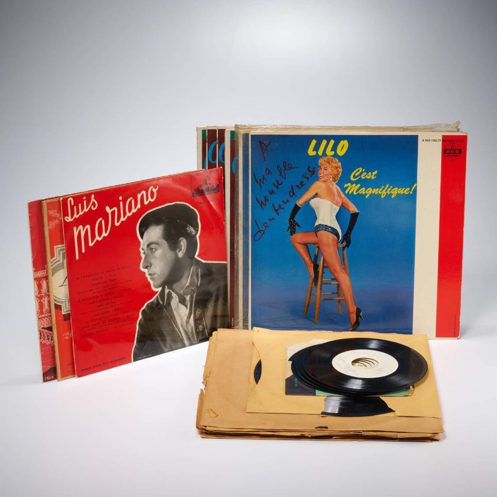 Broadway & French Star Lilo de la Passardiere Personal Vinyl Album Collection