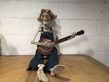 39” Magic Power Halloween Animated Dixie Music Banjo Playing Skeleton picture