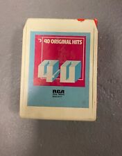 Rare Vintage RCA Sessions 40 Original Hits 8 Track Tape 1976 Tested, Works picture