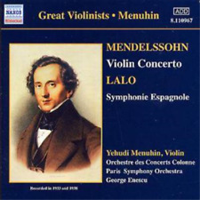 Felix Mendelsso Violin Concerto/symphonie Espagnole (Enesco, Me (CD) (UK IMPORT) picture