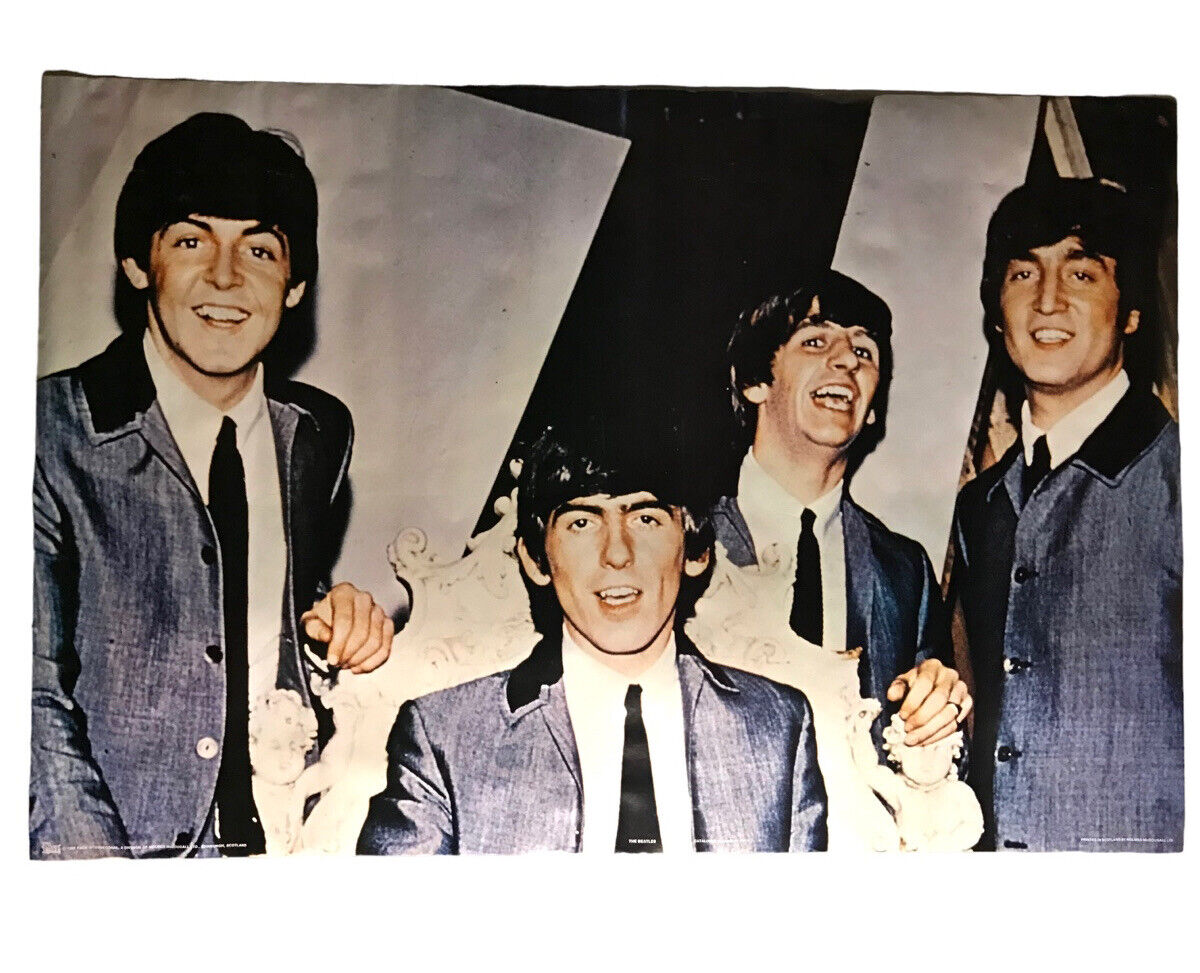 The Beatles Band Poster - Original by Pace Minerva - 1980 - Cat No. 37 - RARE