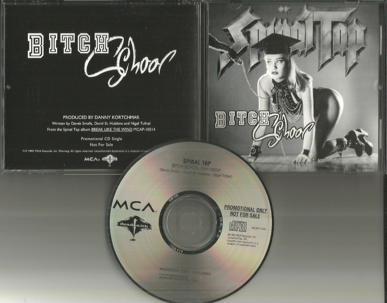 Harry Shearer SPINAL TAP Bitch School RARE PROMO DJ CD single The Simpsons 1992