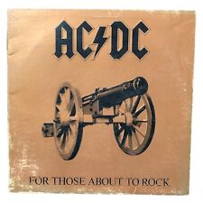 AC/DC - For Those About To Rock (G+/G+) Vinyl Record LP picture